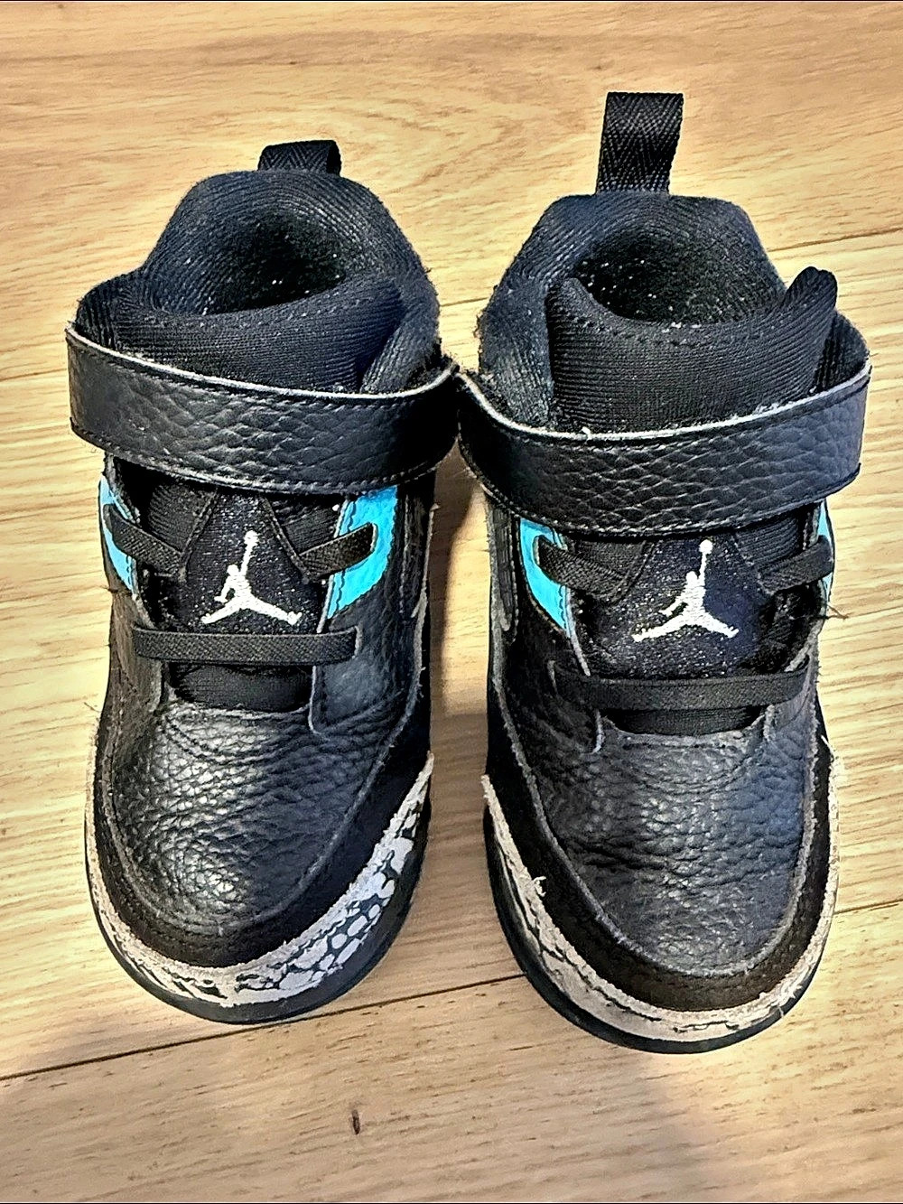Jordan Spizike Low Toddler Sneakers Black & Blue